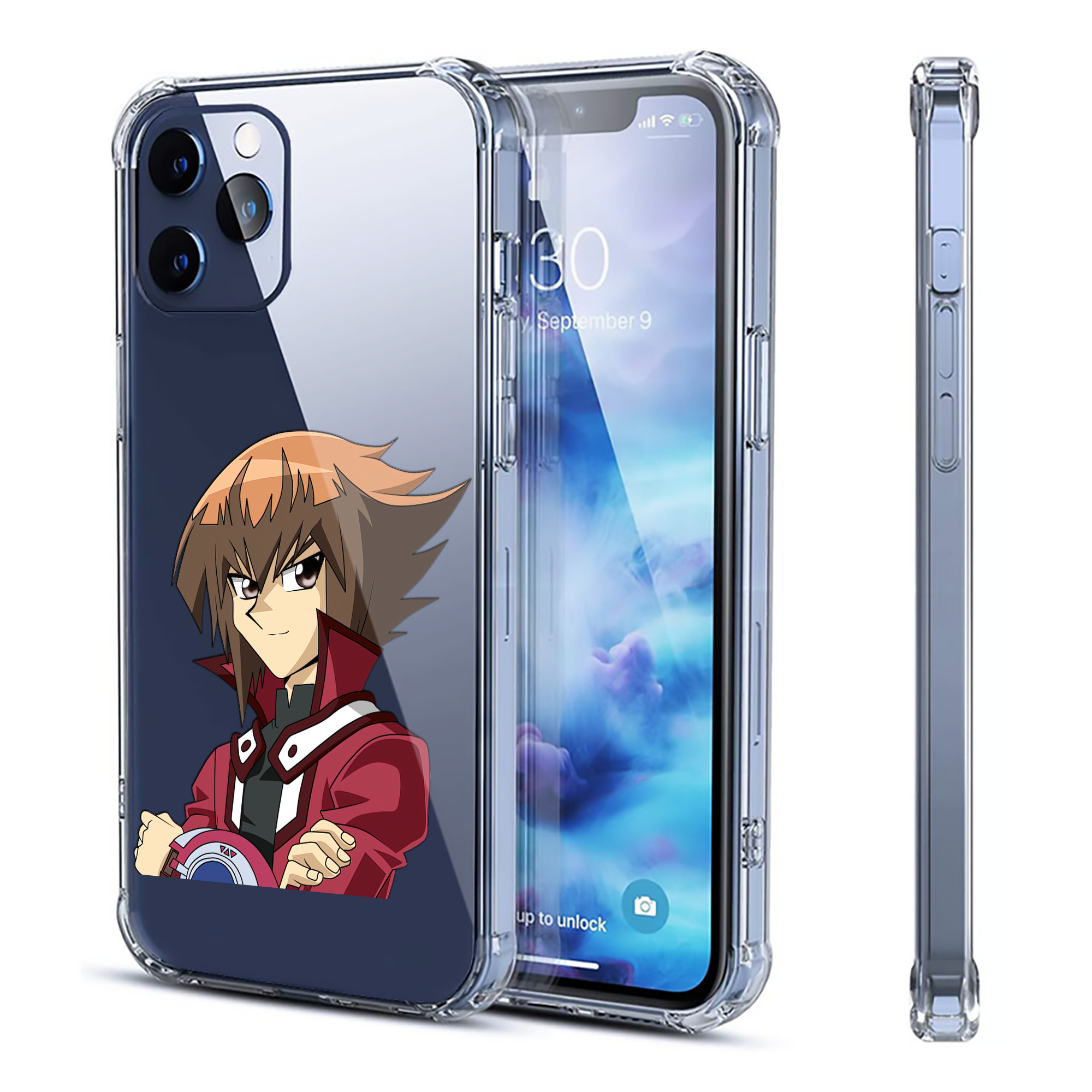 （画像用） 遊☆戯☆王 Yu-Gi-Oh! 【iPhone 12シリーズ対応】透明スマホケース（クリアソフトケース）